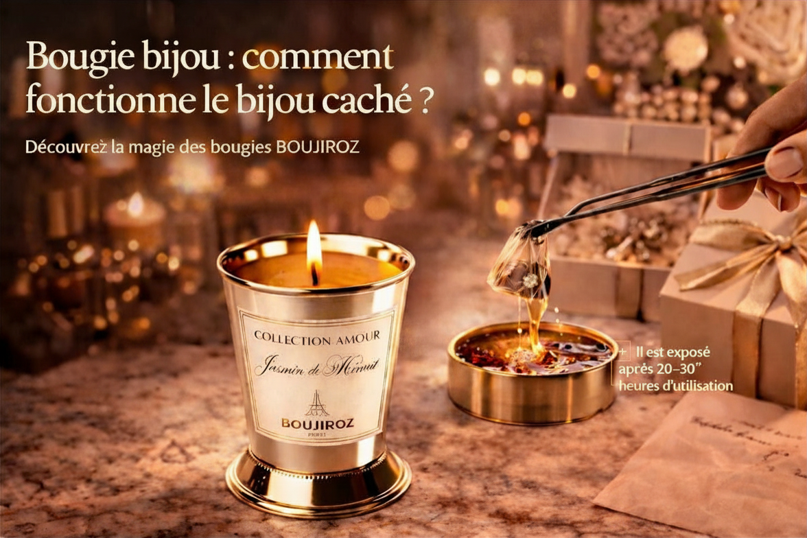 Bougie bijou : comment fonctionne le bijou caché ?