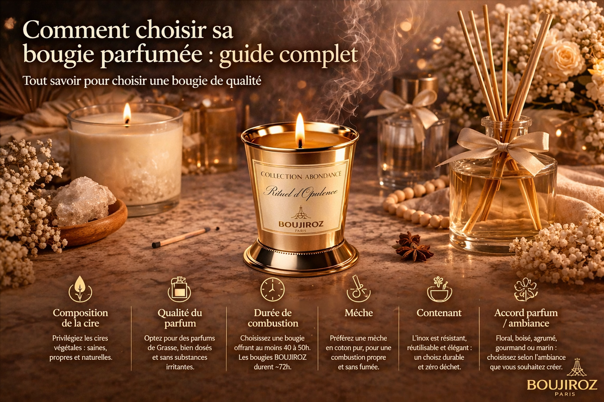 Comment choisir sa bougie parfumée : guide complet