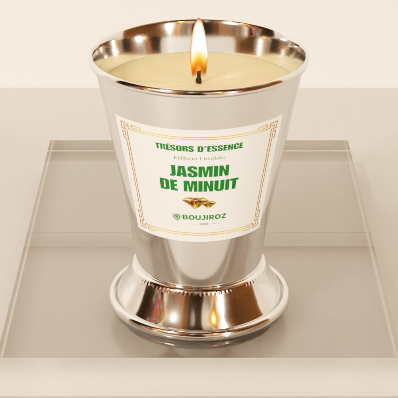 Bougie parfumée - JASMIN DE MINUIT - Trésors d'Essence